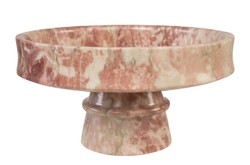Casa Padrino Cuenco de Mármol de Lujo Rosa 30 x 30 x H. 15 cm - Cuenco Ampliamente Abierto sobre Pie Redondo de Mármol Rosalia Pink de Alta Calidad - Accesorios Decorativos de Lujo Casa Padrino Cuenco de Mármol de Lujo Rosa 30 x 30 x H. 15 cm - Cuenco Ampliamente Abierto sobre Pie Redondo de Mármol Rosalia Pink de Alta Calidad - Accesorios Decorativos de Lujo