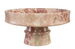 Casa Padrino Cuenco de Mármol de Lujo Rosa 30 x 30 x H. 15 cm - Cuenco Ampliamente Abierto sobre Pie Redondo de Mármol Rosalia Pink de Alta Calidad - Accesorios Decorativos de Lujo Casa Padrino Cuenco de Mármol de Lujo Rosa 30 x 30 x H. 15 cm - Cuenco Ampliamente Abierto sobre Pie Redondo de Mármol Rosalia Pink de Alta Calidad - Accesorios Decorativos de Lujo