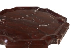 Casa Padrino Bandeja de Mármol de Lujo Rojo Vino 21 x 21 x H. 2 cm - Bandeja Cuadrada Plana de Mármol Rosso Levanto de Alta Calidad - Accesorios Decorativos de Lujo Casa Padrino Bandeja de Mármol de Lujo Rojo Vino 21 x 21 x H. 2 cm - Bandeja Cuadrada Plana de Mármol Rosso Levanto de Alta Calidad - Accesorios Decorativos de Lujo
