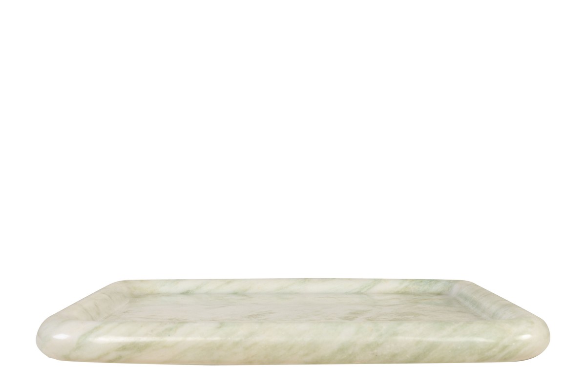 Casa Padrino Bandeja de Mármol de Lujo Verde 40 x 40 x H. 3,5 cm - Bandeja Cuadrada con Borde Elevado de Ónix Indian Green de Alta Calidad - Accesorios Decorativos de Lujo Casa Padrino Bandeja de Mármol de Lujo Verde 40 x 40 x H. 3,5 cm - Bandeja Cuadrada con Borde Elevado de Ónix Indian Green de Alta Calidad - Accesorios Decorativos de Lujo