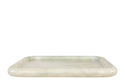 Casa Padrino Bandeja de Mármol de Lujo Verde 40 x 40 x H. 3,5 cm - Bandeja Cuadrada con Borde Elevado de Ónix Indian Green de Alta Calidad - Accesorios Decorativos de Lujo Casa Padrino Bandeja de Mármol de Lujo Verde 40 x 40 x H. 3,5 cm - Bandeja Cuadrada con Borde Elevado de Ónix Indian Green de Alta Calidad - Accesorios Decorativos de Lujo