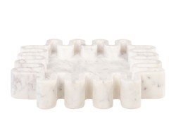 Casa Padrino Luxury Marble Tray White / Purple 29 x 29 x H. 5 cm - Round Tray with Rim made of High Quality Purple White Marble - Luxury Decorative Accessories Casa Padrino Luxury Marble Tray White / Purple 29 x 29 x H. 5 cm - Round Tray with Rim made of High Quality Purple White Marble - Luxury Decorative Accessories