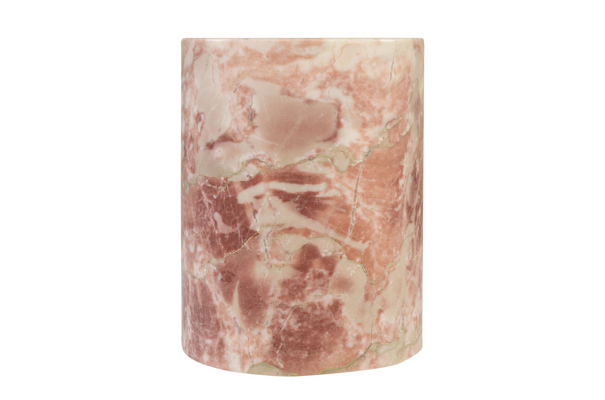 Casa Padrino Enfriador de Vino de Mármol de Lujo Rosa Ø 14 x H. 18 cm - Enfriador de Botellas Macizo de Mármol Rosalia Pink de Alta Calidad - Accesorios de Bar de Lujo Casa Padrino Enfriador de Vino de Mármol de Lujo Rosa Ø 14 x H. 18 cm - Enfriador de Botellas Macizo de Mármol Rosalia Pink de Alta Calidad - Accesorios de Bar de Lujo