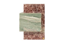 Casa Padrino Mesa Auxiliar de Mármol de Lujo Verde / Rosa 35 x 35 x H. 51 cm - Mesa Auxiliar en Forma de Bloque de Ónix Indian Green y Mármol Rosalia Pink de Alta Calidad - Muebles de Lujo Casa Padrino Mesa Auxiliar de Mármol de Lujo Verde / Rosa 35 x 35 x H. 51 cm - Mesa Auxiliar en Forma de Bloque de Ónix Indian Green y Mármol Rosalia Pink de Alta Calidad - Muebles de Lujo