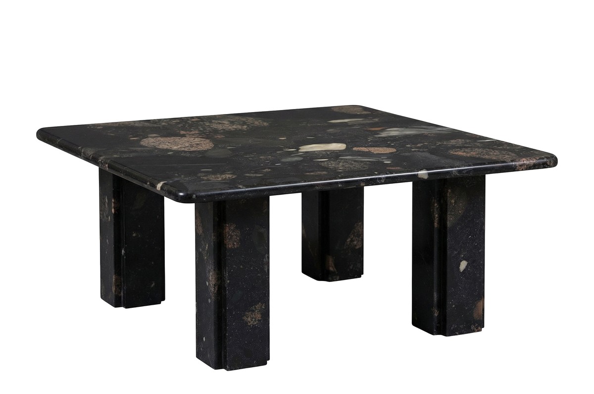 Casa Padrino Mesa de Centro de Mármol de Lujo Negro 70 x 70 x H. 33,5 cm - Mesa de Centro Cuadrada con Esquinas Redondeadas de Mármol Norvigo de Alta Calidad - Muebles de Lujo Casa Padrino Mesa de Centro de Mármol de Lujo Negro 70 x 70 x H. 33,5 cm - Mesa de Centro Cuadrada con Esquinas Redondeadas de Mármol Norvigo de Alta Calidad - Muebles de Lujo