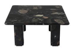 Casa Padrino Mesa de Centro de Mármol de Lujo Negro 70 x 70 x H. 33,5 cm - Mesa de Centro Cuadrada con Esquinas Redondeadas de Mármol Norvigo de Alta Calidad - Muebles de Lujo Casa Padrino Mesa de Centro de Mármol de Lujo Negro 70 x 70 x H. 33,5 cm - Mesa de Centro Cuadrada con Esquinas Redondeadas de Mármol Norvigo de Alta Calidad - Muebles de Lujo