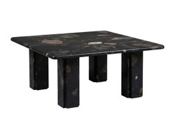 Casa Padrino Mesa de Centro de Mármol de Lujo Negro 70 x 70 x H. 33,5 cm - Mesa de Centro Cuadrada con Esquinas Redondeadas de Mármol Norvigo de Alta Calidad - Muebles de Lujo Casa Padrino Mesa de Centro de Mármol de Lujo Negro 70 x 70 x H. 33,5 cm - Mesa de Centro Cuadrada con Esquinas Redondeadas de Mármol Norvigo de Alta Calidad - Muebles de Lujo