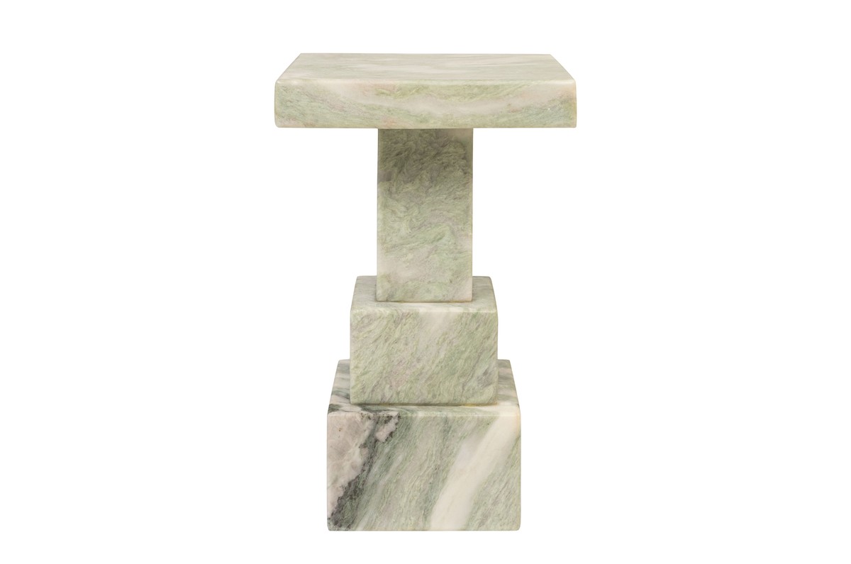 Casa Padrino Mesa Auxiliar de Mármol de Lujo Verde 30,5 x 30,5 x H. 48,5 cm - Mesa Auxiliar de Pedestal Maciza de Ónix Indian Green de Alta Calidad - Muebles de Lujo Casa Padrino Mesa Auxiliar de Mármol de Lujo Verde 30,5 x 30,5 x H. 48,5 cm - Mesa Auxiliar de Pedestal Maciza de Ónix Indian Green de Alta Calidad - Muebles de Lujo