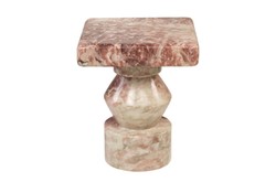 Casa Padrino Table d'Appoint en Marbre de Luxe Rose 30,5 x 30,5 x H. 37 cm - Table d'Appoint Cube Compacte en Marbre Rosalia Pink de Haute Qualité - Meubles de Luxe Casa Padrino Table d'Appoint en Marbre de Luxe Rose 30,5 x 30,5 x H. 37 cm - Table d'Appoint Cube Compacte en Marbre Rosalia Pink de Haute Qualité - Meubles de Luxe