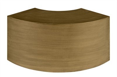 Casa Padrino Table d'Appoint de Luxe Bronze 85 x 38 x H. 40 cm - Élément de Table Sculptural Incurvé en Acier Aspect Bronze, Utilisable aussi comme Banc de Présentation Bas - Meubles de Luxe Casa Padrino Table d'Appoint de Luxe Bronze 85 x 38 x H. 40 cm - Élément de Table Sculptural Incurvé en Acier Aspect Bronze, Utilisable aussi comme Banc de Présentation Bas - Meubles de Luxe