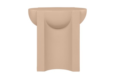 Casa Padrino Table d'Appoint / Tabouret de Luxe Terracotta 36 x 47 x H. 46,5 cm - Table d'Appoint Sculpturale en Béton Fibré, Utilisable aussi comme Tabouret - Meubles de Luxe Casa Padrino Table d'Appoint / Tabouret de Luxe Terracotta 36 x 47 x H. 46,5 cm - Table d'Appoint Sculpturale en Béton Fibré, Utilisable aussi comme Tabouret - Meubles de Luxe