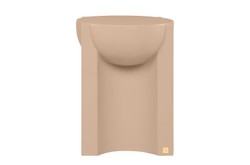 Casa Padrino Mesa Auxiliar / Taburete de Lujo Terracota 36 x 47 x H. 46,5 cm - Mesa Auxiliar Escultural de Fibrocemento, Utilizable también como Taburete - Muebles de Lujo Casa Padrino Mesa Auxiliar / Taburete de Lujo Terracota 36 x 47 x H. 46,5 cm - Mesa Auxiliar Escultural de Fibrocemento, Utilizable también como Taburete - Muebles de Lujo