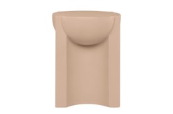 Casa Padrino Mesa Auxiliar / Taburete de Lujo Terracota 36 x 47 x H. 46,5 cm - Mesa Auxiliar Escultural de Fibrocemento, Utilizable también como Taburete - Muebles de Lujo Casa Padrino Mesa Auxiliar / Taburete de Lujo Terracota 36 x 47 x H. 46,5 cm - Mesa Auxiliar Escultural de Fibrocemento, Utilizable también como Taburete - Muebles de Lujo