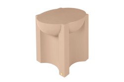 Casa Padrino Mesa Auxiliar / Taburete de Lujo Terracota 36 x 47 x H. 46,5 cm - Mesa Auxiliar Escultural de Fibrocemento, Utilizable también como Taburete - Muebles de Lujo Casa Padrino Mesa Auxiliar / Taburete de Lujo Terracota 36 x 47 x H. 46,5 cm - Mesa Auxiliar Escultural de Fibrocemento, Utilizable también como Taburete - Muebles de Lujo