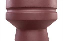 Casa Padrino Mesa Auxiliar / Taburete de Lujo Burdeos Ø 30,5 x H. 48 cm - Mesa Auxiliar de Fibrocemento en Forma de Peón de Ajedrez, Utilizable también como Taburete - Muebles de Lujo Casa Padrino Mesa Auxiliar / Taburete de Lujo Burdeos Ø 30,5 x H. 48 cm - Mesa Auxiliar de Fibrocemento en Forma de Peón de Ajedrez, Utilizable también como Taburete - Muebles de Lujo