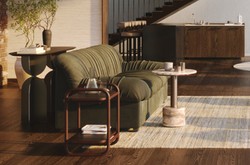 Casa Padrino Tavolino di Lusso Khami Marrone 50 x 40 x H. 60 cm - Tavolino Leggero in Mogano dal Tono Marrone Caffè Chiaro - Mobili di Lusso Casa Padrino Tavolino di Lusso Khami Marrone 50 x 40 x H. 60 cm - Tavolino Leggero in Mogano dal Tono Marrone Caffè Chiaro - Mobili di Lusso