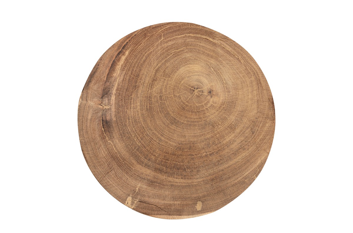 Casa Padrino Tavolino / Sgabello in Legno Massello di Lusso Naturale Ø 33 x H. 45,5 cm - Tavolino Tornito a Mano in Legno di Dimb con Silhouette a Fasce - Mobili di Lusso Casa Padrino Tavolino / Sgabello in Legno Massello di Lusso Naturale Ø 33 x H. 45,5 cm - Tavolino Tornito a Mano in Legno di Dimb con Silhouette a Fasce - Mobili di Lusso