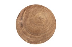 Casa Padrino Tavolino / Sgabello in Legno Massello di Lusso Naturale Ø 33 x H. 45,5 cm - Tavolino Tornito a Mano in Legno di Dimb con Silhouette a Fasce - Mobili di Lusso Casa Padrino Tavolino / Sgabello in Legno Massello di Lusso Naturale Ø 33 x H. 45,5 cm - Tavolino Tornito a Mano in Legno di Dimb con Silhouette a Fasce - Mobili di Lusso