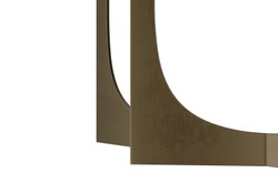 Casa Padrino Consola de Lujo 120 x 40 x H. 76 cm - Mesa Consola con Tablero de Travertino Gris y Estructura de Acero Inoxidable Color Bronce - Muebles de Lujo Casa Padrino Consola de Lujo 120 x 40 x H. 76 cm - Mesa Consola con Tablero de Travertino Gris y Estructura de Acero Inoxidable Color Bronce - Muebles de Lujo