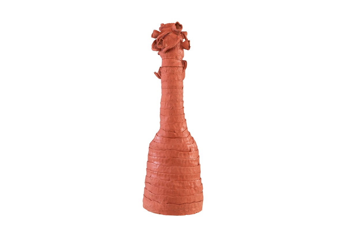 Casa Padrino Escultura Decorativa de Lujo Coral Color Terracota 28 x 33 x H. 80 cm - Escultura Orgánica de Terracota Modelada a Mano en Forma de Coral - Accesorios Decorativos de Lujo Casa Padrino Escultura Decorativa de Lujo Coral Color Terracota 28 x 33 x H. 80 cm - Escultura Orgánica de Terracota Modelada a Mano en Forma de Coral - Accesorios Decorativos de Lujo