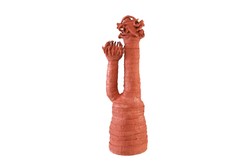 Casa Padrino Escultura Decorativa de Lujo Coral Color Terracota 28 x 33 x H. 80 cm - Escultura Orgánica de Terracota Modelada a Mano en Forma de Coral - Accesorios Decorativos de Lujo Casa Padrino Escultura Decorativa de Lujo Coral Color Terracota 28 x 33 x H. 80 cm - Escultura Orgánica de Terracota Modelada a Mano en Forma de Coral - Accesorios Decorativos de Lujo