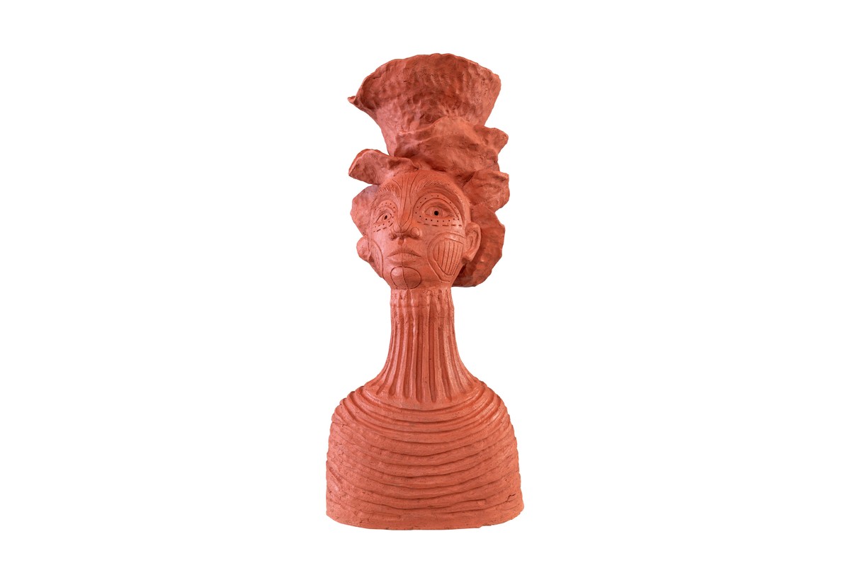 Casa Padrino Escultura Decorativa de Lujo Figura Femenina Color Terracota 40 x 35 x H. 75 cm - Figura Femenina Estilizada de Terracota Modelada a Mano - Accesorios Decorativos de Lujo Casa Padrino Escultura Decorativa de Lujo Figura Femenina Color Terracota 40 x 35 x H. 75 cm - Figura Femenina Estilizada de Terracota Modelada a Mano - Accesorios Decorativos de Lujo