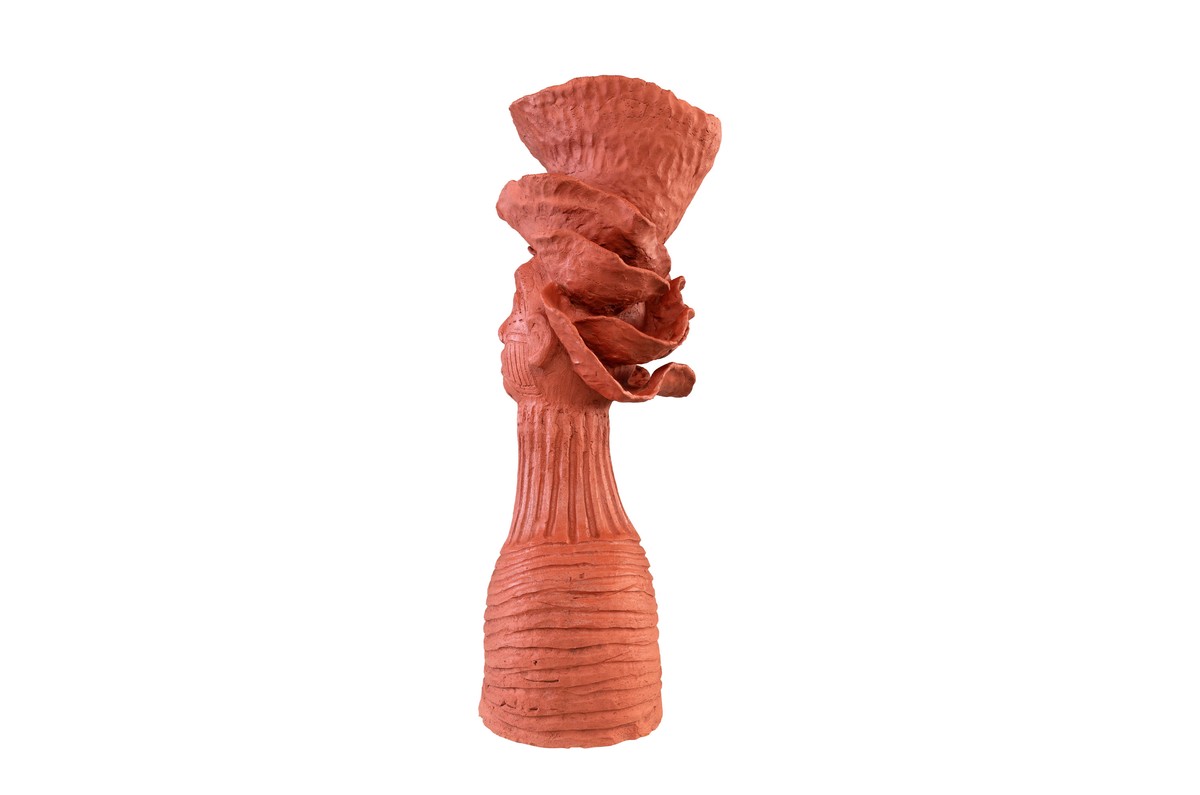 Casa Padrino Escultura Decorativa de Lujo Figura Femenina Color Terracota 40 x 35 x H. 75 cm - Figura Femenina Estilizada de Terracota Modelada a Mano - Accesorios Decorativos de Lujo Casa Padrino Escultura Decorativa de Lujo Figura Femenina Color Terracota 40 x 35 x H. 75 cm - Figura Femenina Estilizada de Terracota Modelada a Mano - Accesorios Decorativos de Lujo