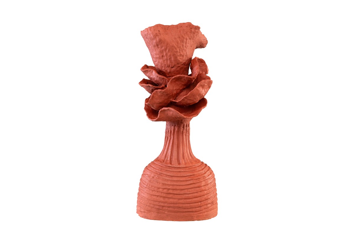 Casa Padrino Escultura Decorativa de Lujo Figura Femenina Color Terracota 40 x 35 x H. 75 cm - Figura Femenina Estilizada de Terracota Modelada a Mano - Accesorios Decorativos de Lujo Casa Padrino Escultura Decorativa de Lujo Figura Femenina Color Terracota 40 x 35 x H. 75 cm - Figura Femenina Estilizada de Terracota Modelada a Mano - Accesorios Decorativos de Lujo