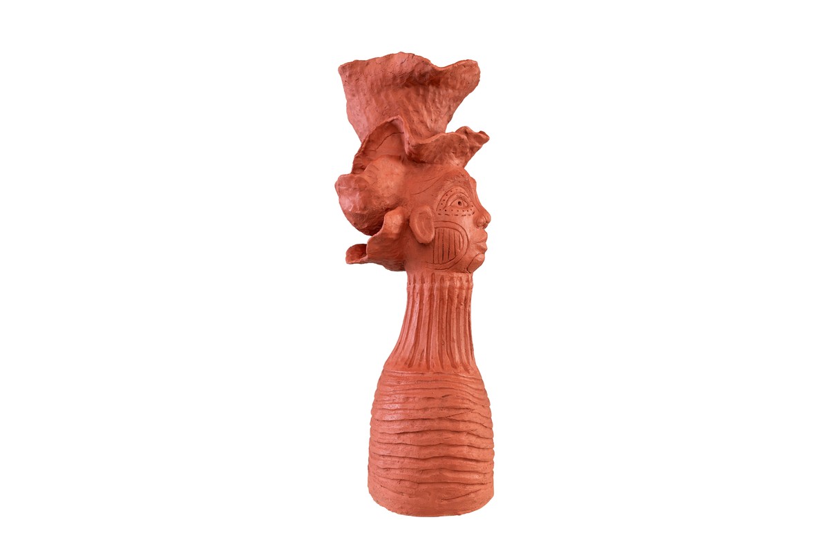 Casa Padrino Escultura Decorativa de Lujo Figura Femenina Color Terracota 40 x 35 x H. 75 cm - Figura Femenina Estilizada de Terracota Modelada a Mano - Accesorios Decorativos de Lujo Casa Padrino Escultura Decorativa de Lujo Figura Femenina Color Terracota 40 x 35 x H. 75 cm - Figura Femenina Estilizada de Terracota Modelada a Mano - Accesorios Decorativos de Lujo