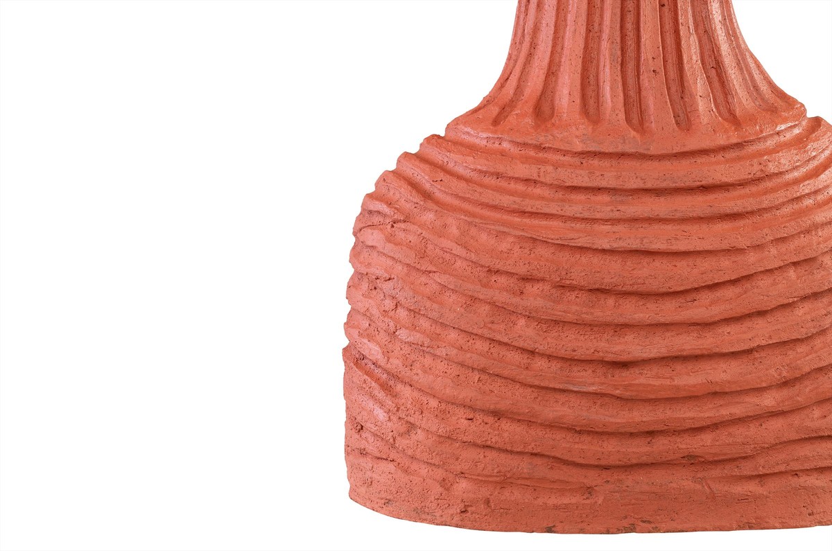 Casa Padrino Escultura Decorativa de Lujo Figura Femenina Color Terracota 40 x 35 x H. 75 cm - Figura Femenina Estilizada de Terracota Modelada a Mano - Accesorios Decorativos de Lujo Casa Padrino Escultura Decorativa de Lujo Figura Femenina Color Terracota 40 x 35 x H. 75 cm - Figura Femenina Estilizada de Terracota Modelada a Mano - Accesorios Decorativos de Lujo