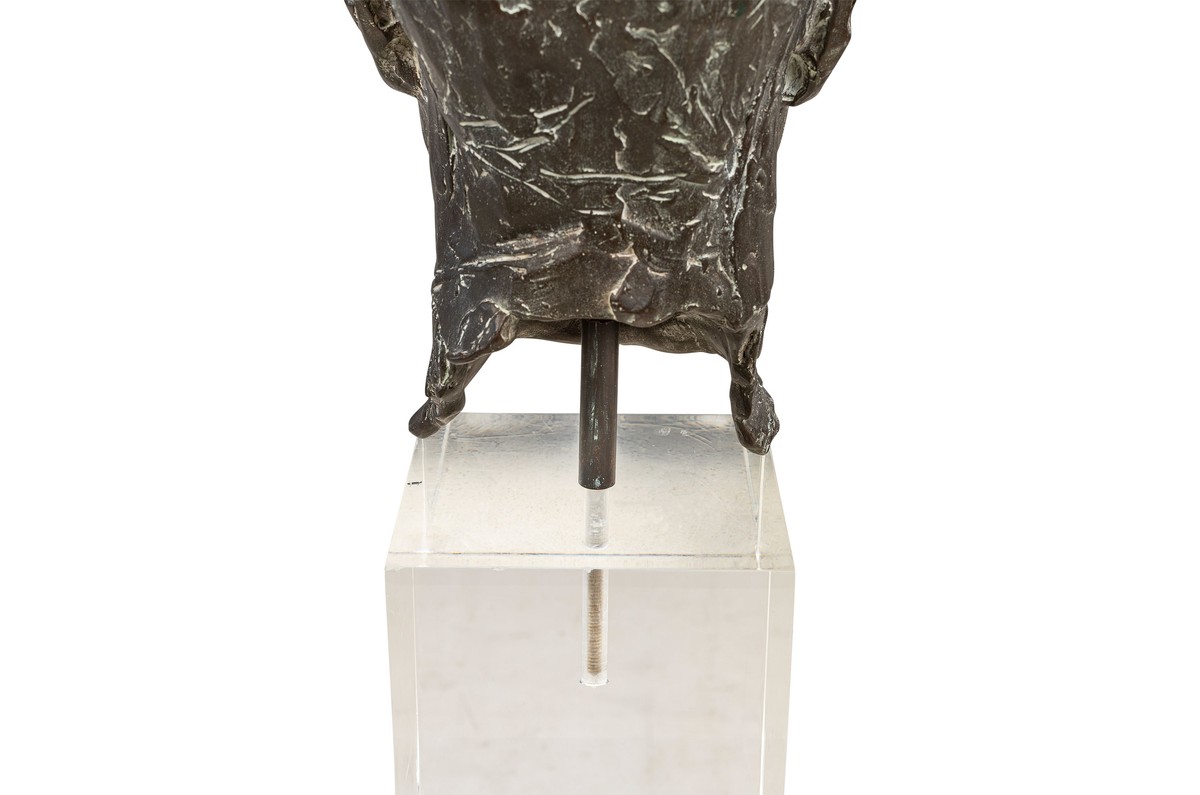 Casa Padrino Escultura Decorativa de Lujo Figura de Bronce Bronce / Marrón 15 x 23 x H. 45 cm - Escultura de Bronce Macizo sobre Base de Plexiglás - Accesorios Decorativos de Lujo Casa Padrino Escultura Decorativa de Lujo Figura de Bronce Bronce / Marrón 15 x 23 x H. 45 cm - Escultura de Bronce Macizo sobre Base de Plexiglás - Accesorios Decorativos de Lujo