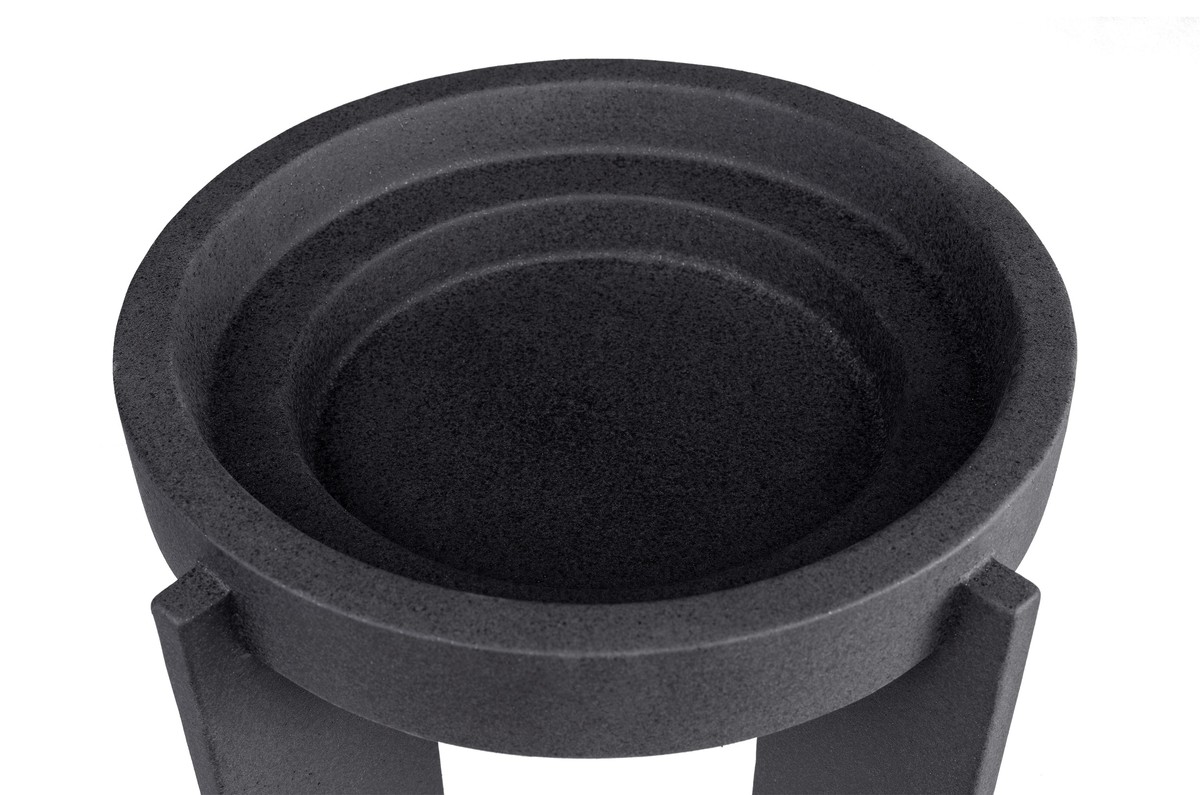 Casa Padrino Cuenco de Lujo Negro 34,5 x 34,5 x H. 25 cm - Cuenco Decorativo Alto de Loza con Esmalte Black Diamond - Accesorios Decorativos de Lujo Casa Padrino Cuenco de Lujo Negro 34,5 x 34,5 x H. 25 cm - Cuenco Decorativo Alto de Loza con Esmalte Black Diamond - Accesorios Decorativos de Lujo