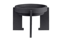 Casa Padrino Cuenco de Lujo Negro 34,5 x 34,5 x H. 25 cm - Cuenco Decorativo Alto de Loza con Esmalte Black Diamond - Accesorios Decorativos de Lujo Casa Padrino Cuenco de Lujo Negro 34,5 x 34,5 x H. 25 cm - Cuenco Decorativo Alto de Loza con Esmalte Black Diamond - Accesorios Decorativos de Lujo