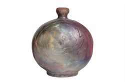 Casa Padrino Luxus Vase Kupferfarben 33 x 13 x H. 37 cm - Raku Vase aus Steingut mit Copper Matt Glasur und Marmoreffekt - Luxus Deko Accessoires Casa Padrino Luxus Vase Kupferfarben 33 x 13 x H. 37 cm - Raku Vase aus Steingut mit Copper Matt Glasur und Marmoreffekt - Luxus Deko Accessoires