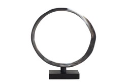 Casa Padrino Luxury Decorative Object 31.5 x 8 x H. 34 cm - Modern Sculpture MCM Loop made of Resin and MDF - Luxury Deco Accessories Casa Padrino Luxury Decorative Object 31.5 x 8 x H. 34 cm - Modern Sculpture MCM Loop made of Resin and MDF - Luxury Deco Accessories