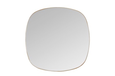Casa Padrino Specchio da Parete di Lusso Oro 50 x 3 x H. 50 cm - Specchio Dobbles S con Cornice in Ottone Massiccio Spazzolato - Accessori Decorativi di Lusso Casa Padrino Specchio da Parete di Lusso Oro 50 x 3 x H. 50 cm - Specchio Dobbles S con Cornice in Ottone Massiccio Spazzolato - Accessori Decorativi di Lusso