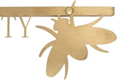 Casa Padrino Objeto Decorativo de Lujo Dorado 28 x 1,1 x H. 13,2 cm - Letrero de Acero Inoxidable Wifi Efecto Oro Cepillado - Accesorios Decorativos de Lujo Casa Padrino Objeto Decorativo de Lujo Dorado 28 x 1,1 x H. 13,2 cm - Letrero de Acero Inoxidable Wifi Efecto Oro Cepillado - Accesorios Decorativos de Lujo