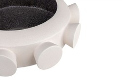 Casa Padrino Cuenco de Lujo Blanco Crema Ø 40 x H. 19 cm - Gran Cuenco Decorativo Redondo de Loza en Blanco Roto - Accesorios de Decoración de Lujo Casa Padrino Cuenco de Lujo Blanco Crema Ø 40 x H. 19 cm - Gran Cuenco Decorativo Redondo de Loza en Blanco Roto - Accesorios de Decoración de Lujo