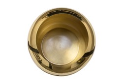 Casa Padrino Objeto Decorativo de Lujo Oro Ø 18 x H. 21,2 cm - Enfriador de Vino de Latón Macizo Pulido - Accesorios de Decoración de Lujo Casa Padrino Objeto Decorativo de Lujo Oro Ø 18 x H. 21,2 cm - Enfriador de Vino de Latón Macizo Pulido - Accesorios de Decoración de Lujo