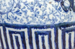 Casa Padrino Jarrón de Lujo Ø 30 x H. 23 cm - Tinaja Panzuda de Porcelana - Accesorios de Decoración de Lujo