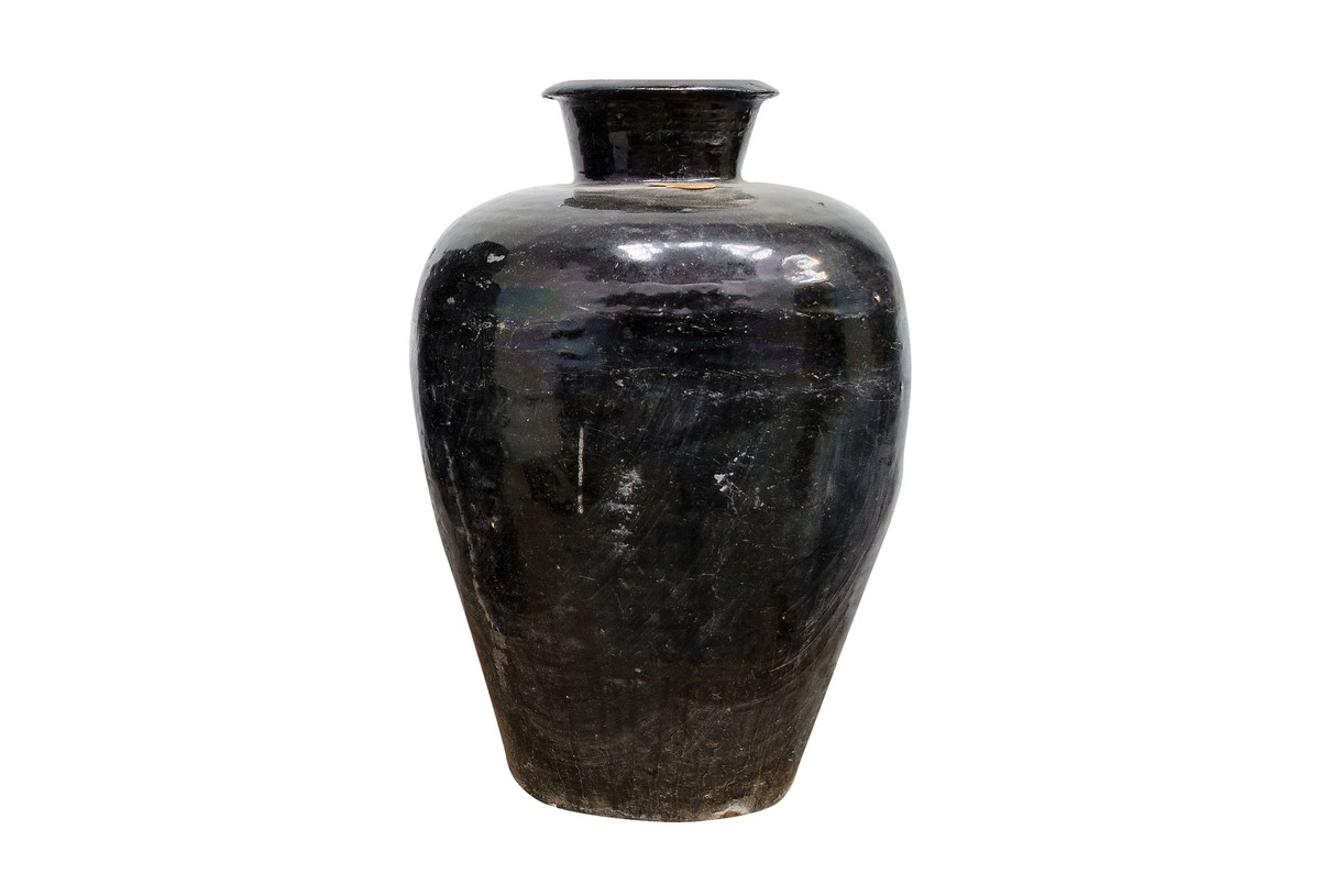 Casa Padrino Jarrón de Lujo Ø 32-37 x H. 52-57 cm - Gran Jarrón Tipo Urna de Cerámica en Estilo Antiguo - Accesorios de Decoración de Lujo Casa Padrino Jarrón de Lujo Ø 32-37 x H. 52-57 cm - Gran Jarrón Tipo Urna de Cerámica en Estilo Antiguo - Accesorios de Decoración de Lujo