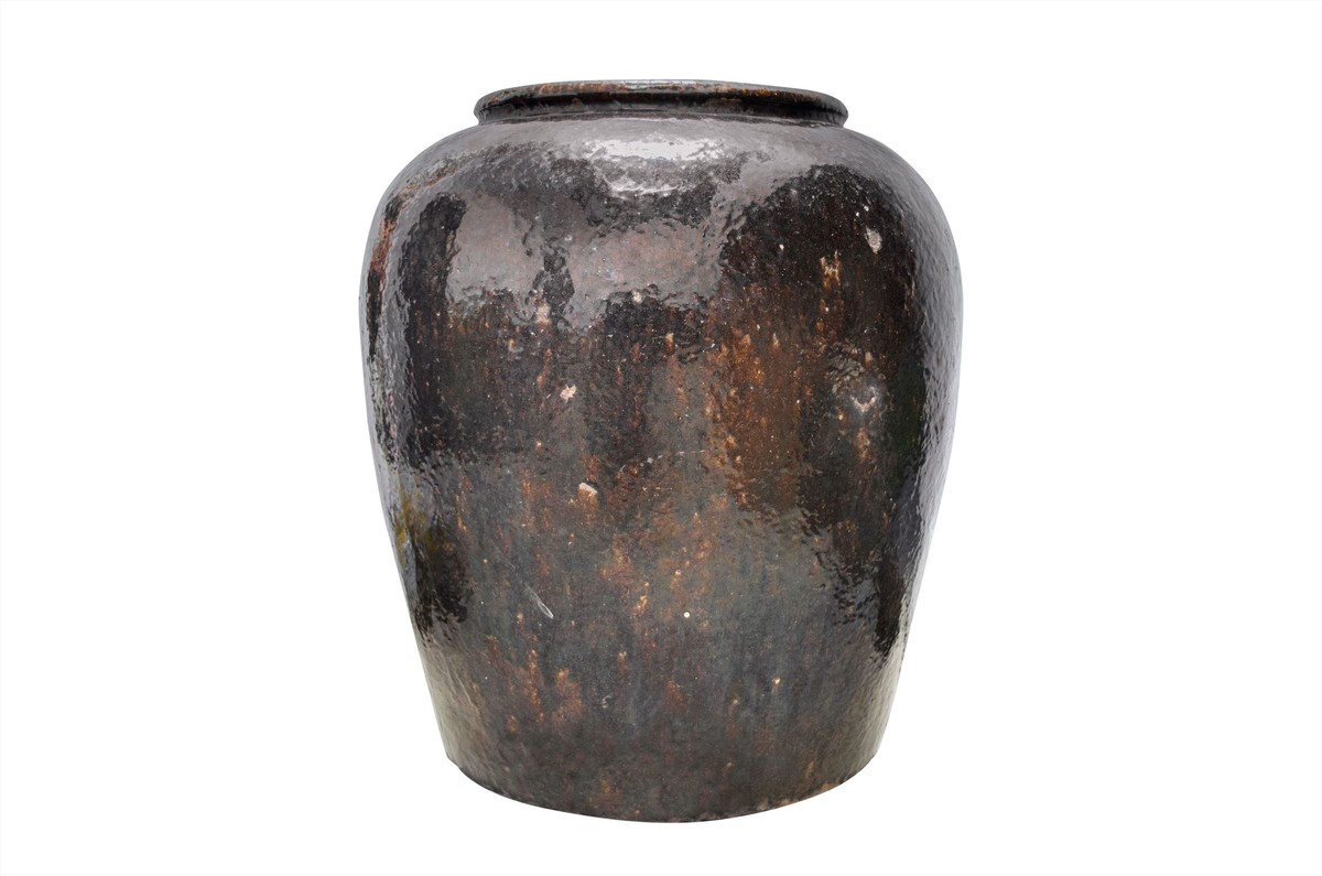 Casa Padrino Jarrón de Lujo Negro Ø 65-70 x H. 75-80 cm - Enorme Jarrón de Suelo Negro de Estilo Antiguo - Accesorios de Decoración de Lujo Casa Padrino Jarrón de Lujo Negro Ø 65-70 x H. 75-80 cm - Enorme Jarrón de Suelo Negro de Estilo Antiguo - Accesorios de Decoración de Lujo