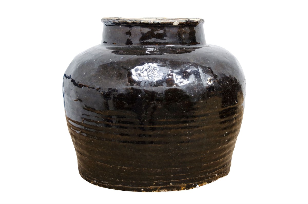 Casa Padrino Jarrón de Lujo Ø 24-33 x H. 24-29 cm - Jarrón Panzudo de Cerámica en Estilo Antiguo - Accesorios de Decoración de Lujo Casa Padrino Jarrón de Lujo Ø 24-33 x H. 24-29 cm - Jarrón Panzudo de Cerámica en Estilo Antiguo - Accesorios de Decoración de Lujo