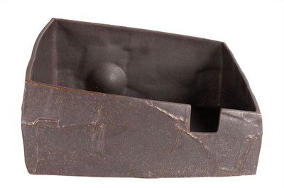 Casa Padrino Coupe de Luxe Marron 28 x 28 x H. 14 cm - Coupe Shali en Faïence d'un Marron Chaleureux - Accessoires Déco de Luxe Casa Padrino Coupe de Luxe Marron 28 x 28 x H. 14 cm - Coupe Shali en Faïence d'un Marron Chaleureux - Accessoires Déco de Luxe