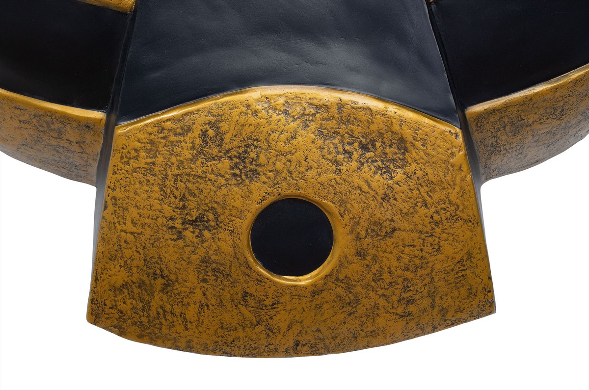 Casa Padrino Objeto Decorativo de Lujo 110 x 25 x H. 160 cm - Gran Escultura de Máscara Caton de Fibra de Vidrio - Accesorios de Decoración de Lujo Casa Padrino Objeto Decorativo de Lujo 110 x 25 x H. 160 cm - Gran Escultura de Máscara Caton de Fibra de Vidrio - Accesorios de Decoración de Lujo