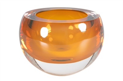 Casa Padrino Coupe de Luxe Ambre Ø 13 x H. 9,5 cm - Petite Coupe en Cristal Massif - Accessoires Déco de Luxe Casa Padrino Coupe de Luxe Ambre Ø 13 x H. 9,5 cm - Petite Coupe en Cristal Massif - Accessoires Déco de Luxe