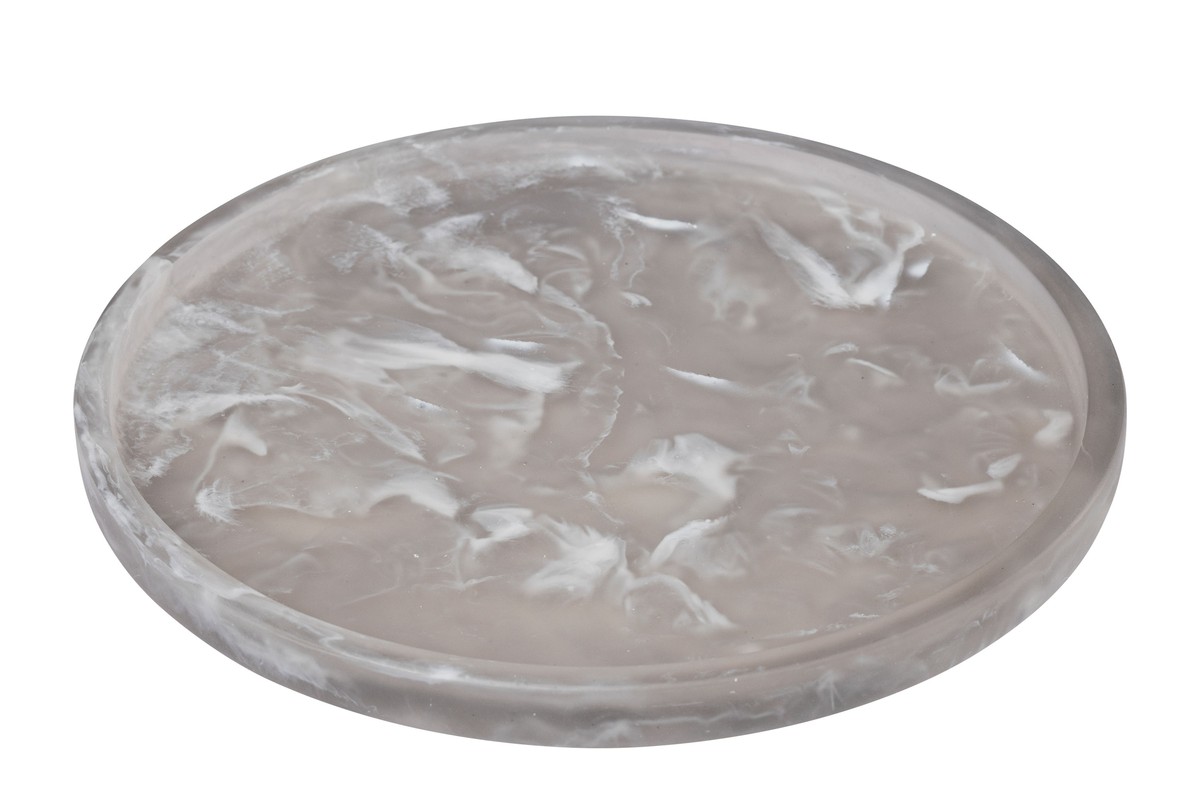 Casa Padrino Objeto Decorativo de Lujo Negro Ø 21 x H. 1,7 cm - Plato Decorativo Redondo de Resina con Espirales Negras Transparentes - Accesorios de Decoración de Lujo Casa Padrino Objeto Decorativo de Lujo Negro Ø 21 x H. 1,7 cm - Plato Decorativo Redondo de Resina con Espirales Negras Transparentes - Accesorios de Decoración de Lujo