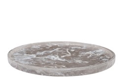 Casa Padrino Objeto Decorativo de Lujo Negro Ø 26 x H. 1,7 cm - Gran Plato Decorativo Redondo de Resina con Espirales Negras Transparentes - Accesorios de Decoración de Lujo Casa Padrino Objeto Decorativo de Lujo Negro Ø 26 x H. 1,7 cm - Gran Plato Decorativo Redondo de Resina con Espirales Negras Transparentes - Accesorios de Decoración de Lujo
