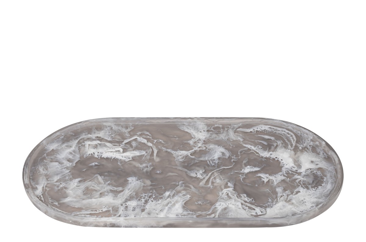 Casa Padrino Bandeja de Lujo Negro 50 x 25 x H. 1,7 cm - Bandeja Decorativa Rectangular de Resina con Espirales Negras Transparentes - Accesorios de Decoración de Lujo Casa Padrino Bandeja de Lujo Negro 50 x 25 x H. 1,7 cm - Bandeja Decorativa Rectangular de Resina con Espirales Negras Transparentes - Accesorios de Decoración de Lujo
