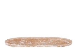 Casa Padrino Bandeja de Lujo Marrón 50 x 25 x H. 1,7 cm - Bandeja Decorativa Rectangular de Resina con Espirales Marrón Té - Accesorios de Decoración de Lujo Casa Padrino Bandeja de Lujo Marrón 50 x 25 x H. 1,7 cm - Bandeja Decorativa Rectangular de Resina con Espirales Marrón Té - Accesorios de Decoración de Lujo